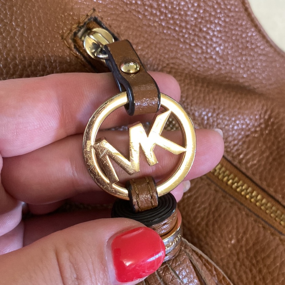 Michael Kors Brown Large Leather Shoulder Bag - Picture 10 of 10